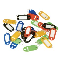 Sealey Coloured Key Tag Assortment 25 Pack